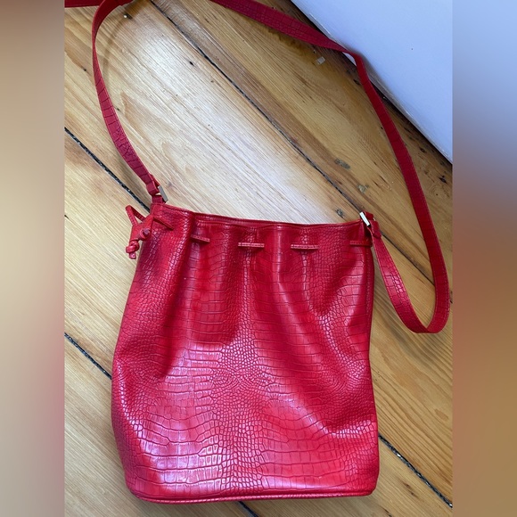 Red Bucket Bag - Picture 1 of 2